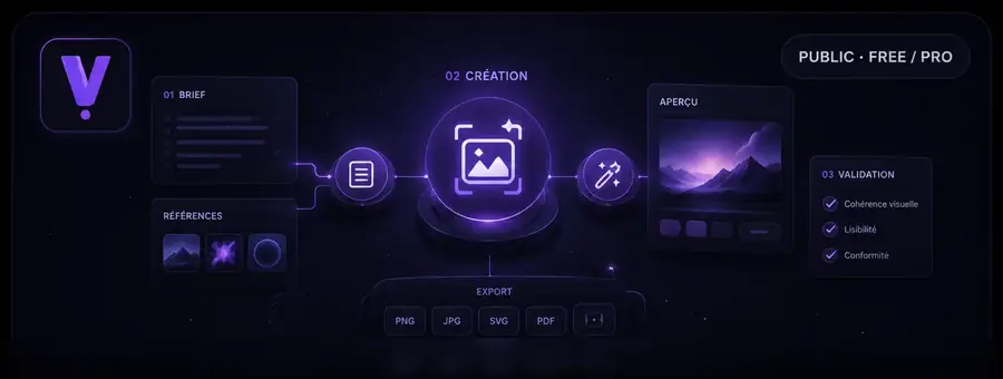 Univers visuel Visual AI Studio